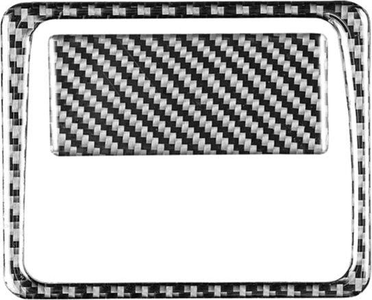 Tlily - Carbon Fiber Copilot Handschuhfach Griff Rahmen Abdeckung Trim Aufkleber für Buick Regal 2017-2021 Innen Zubehör