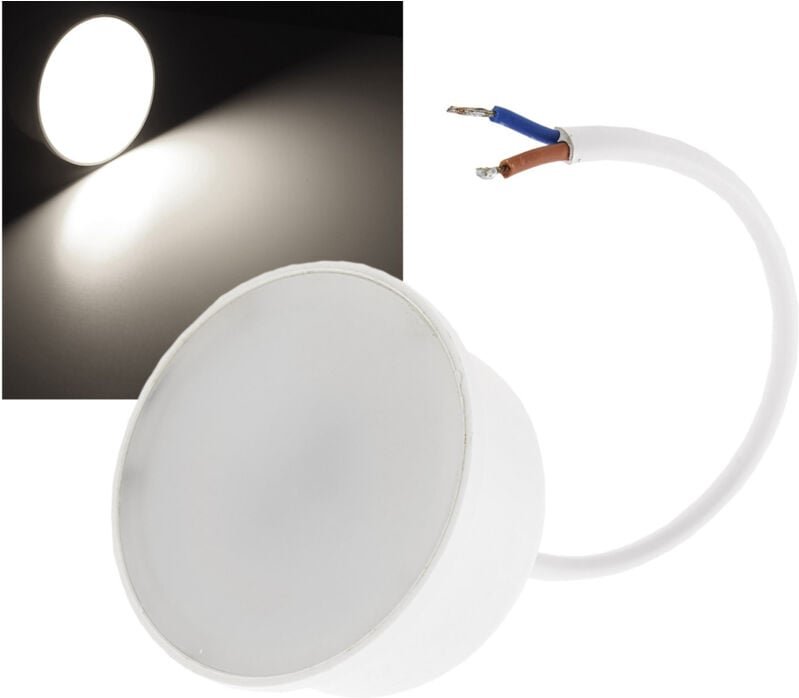 Chilitec - LED-Modul 'Piatto W5" für Einbauleuchten, 5W, 400lm, eek: f, 4200K, ø 50 mm