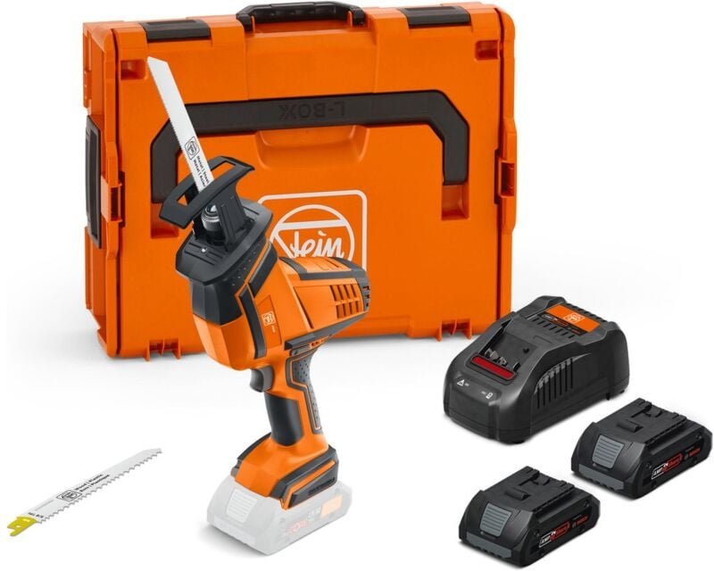 Fein - Kompakte Akku-Säbelsäge asas 18-21 k as Set 2 x 4 Ah - 71330162000