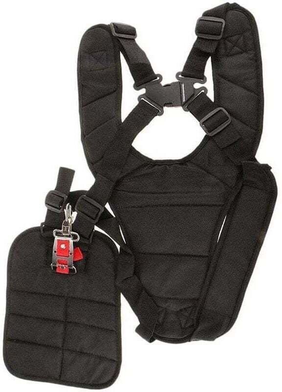 Gepolsterter Sicherheitsgurt für Freischneider – Verstellbarer Gurt – Schwarzes Nylon für optimalen Tragekomfort – Reduz...