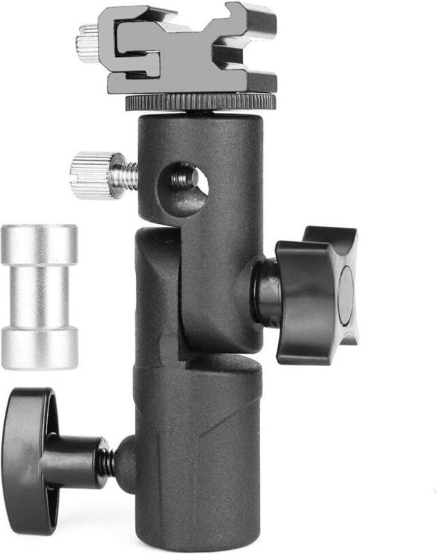 Sollbry - Kamera-Blitzhalterung, Foto-Blitzhalterung, Speedlite-Halterung für Canon, Nikon, Pentax, Olympus, Nissin, Met...