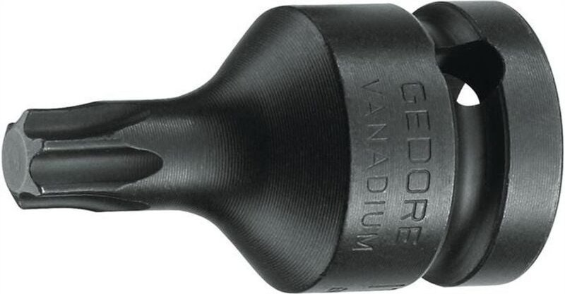 Kraftschraubersteckschlüsseleinsatz itx k 19 1/2 ″ Schlüsselweite 6,65 mm t 40 Länge 47 mm