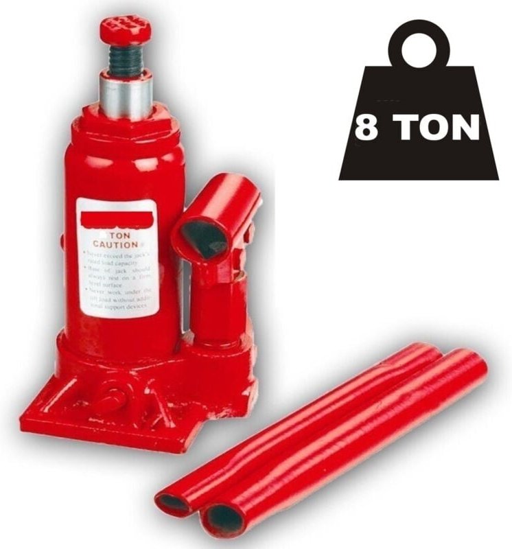 Trade Shop Traesio - Trade Shop - crick auto 8 tonnen hydraulik druckheber flaschenwagenheber 8000 kg -