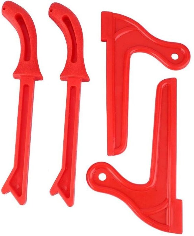 4 Stück Sicherheits-Schiebestöcke aus Kunststoff für Tischkreissägen, Zubehör für Handsägen, Sicherheits-Schiebestöcke f...