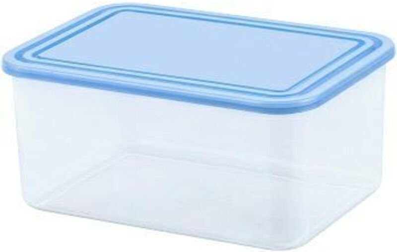 "curver Rechteckiger Lebensmittelbehälter 3,0l /transparent Blau/ Transparent"