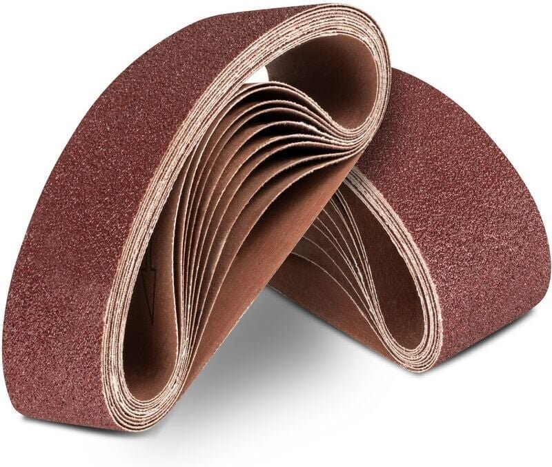 Promotion Schleifband 75X457 mm - Körnung 1 x 40/60 & 2 x 80/120/180/240/320/400 Schleifband zum Schleifen, Polieren und...