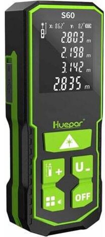 Tigrezy - 196 Fuß (60 m) Laser-Entfernungsmesser – Mehrfachmessmodus