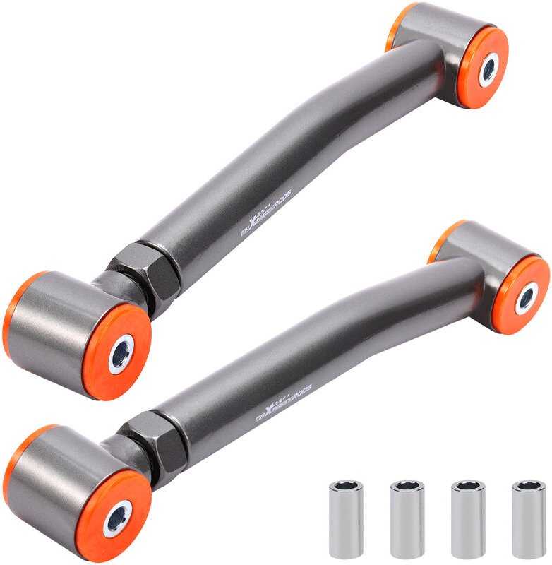 2x Front Lower Heavy Duty Adjustable Control Arm Set for Jeep Grand Cherokee ZJ2x Querlenker für Jeep Wrangler tj 1997-2...
