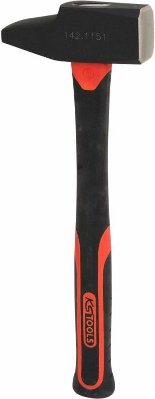Ks Tools Schlosserhammer, Fiberglasstiel, französische Form, 1500g