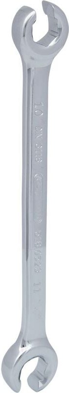 CHROMEplus Offener Doppel-Ringschlüssel, abgewinkelt, 10x11mm