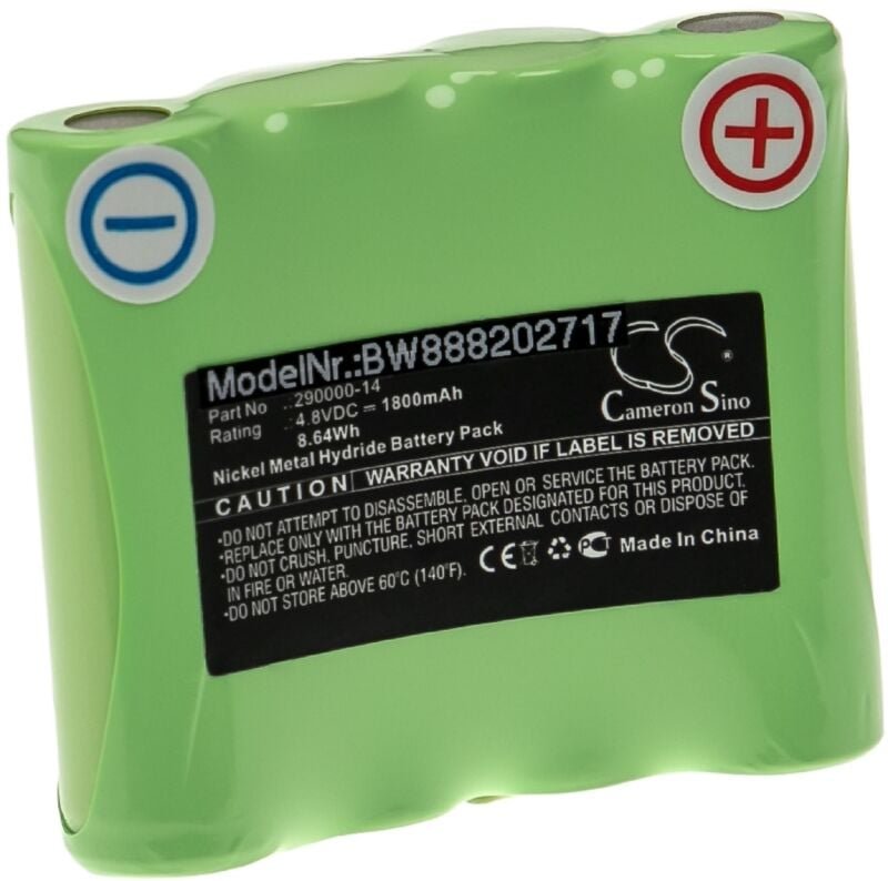 Vhbw - Akku kompatibel mit Linienlaser flg 40-Green Messgerät (1800mAh, 4,8V, NiMH)