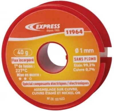 Lötzinn für elektrische/elektronische Bauteile, 40g.