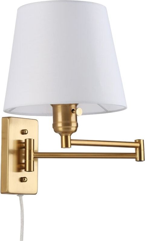 Barcelona Led - Wandleuchte "Clark"- mit Schwenkarm und Stecker - E27