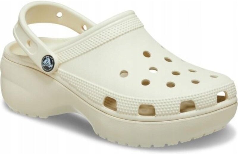 Crocs Classic Platform Clog Damen 206750 W10 I Eu 41 Knochen