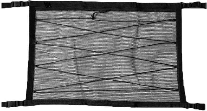 Autodach-Aufbewahrungsnetz, multifunktionaler Organizer mit Reißverschluss, universelle Autogepäcktasche für vier Dachar...