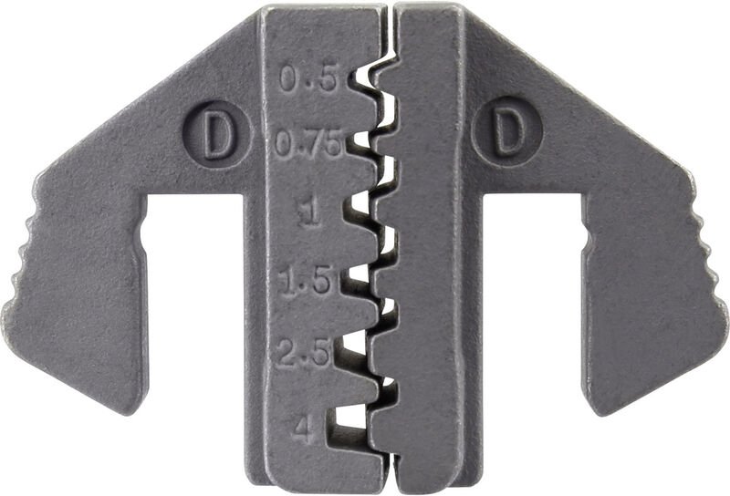 PLE-0D Crimp-Einsätze Aderendhülsen Quetschbereich: 0.5 bis 4 mm² Passend für Marke (Zange - Toolcraft