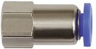 Gerade Steckverschraubung »Blaue Serie« mini, M3 i., Schlauch-Ø 4 - Riegler