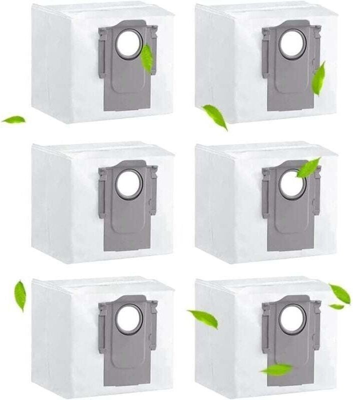 6er-Pack Staubbeutel für Xiaomi Roborock S7 Maxx Ultra / Q7 Max / Q7 Max+ / S7 Pro Ultra / G10s / G10s Pro / Q5+, Ersatz...