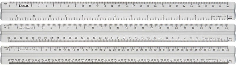 Donau Elektronik - ML60 Maßstabslineal Aluminium