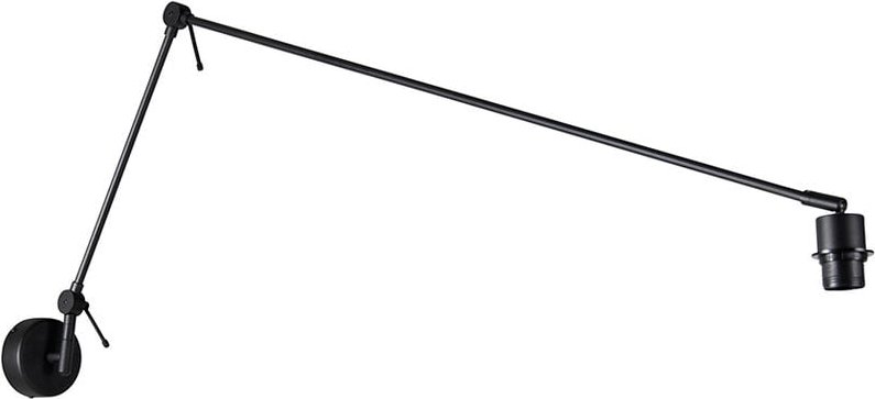 Moderne Wandleuchte schwarz verstellbar - Blitz