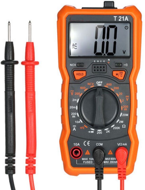Digitales Multimeter mit 2000 Zählern und NCV-Funktion, professionelles elektrisches Prüfgerät, digitales Multimeter, Ta...
