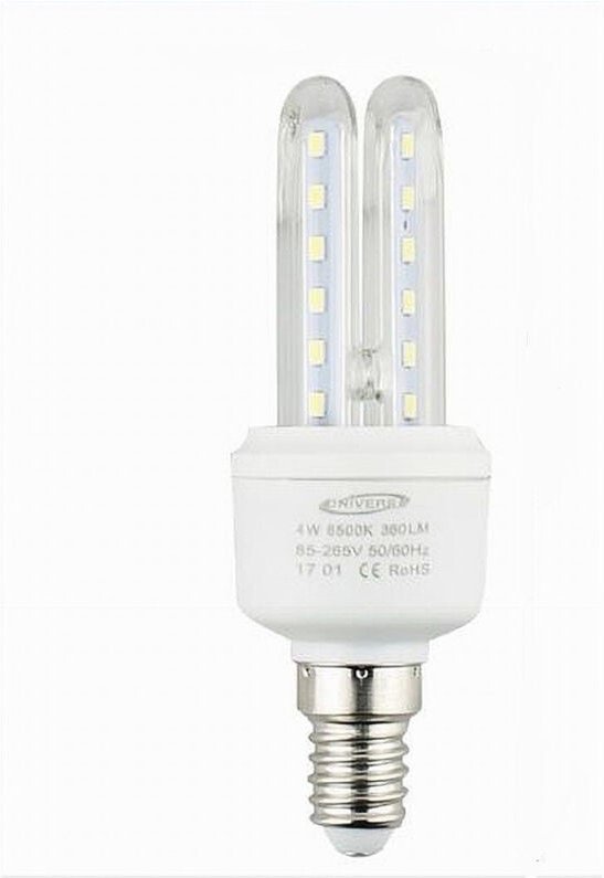 Trade Shop Traesio - Trade Shop - led-lampe E14-ANSCHLUSS 2U 4 w kalt warm natürliches licht beleuchtung 2U-01 -