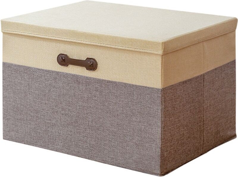 Linghhang - Hellgraue, faltbare Aufbewahrungsbox aus Stoff, 30 l (40 x 30 x 25 cm) Home Wardrobe