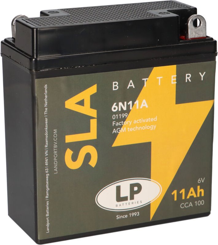 Batterie agm sla 6V 11Ah für Motorrad Startbatterie ms 6N11A