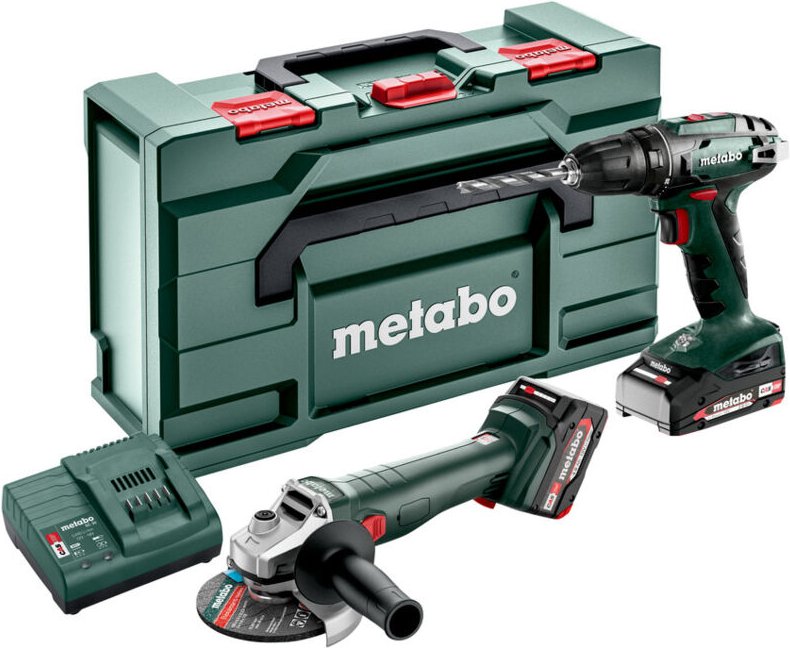 Metabo - Akku Combo Set 2.4.3 18 v, bs 18 + w 18 l 9-125 x 165 l