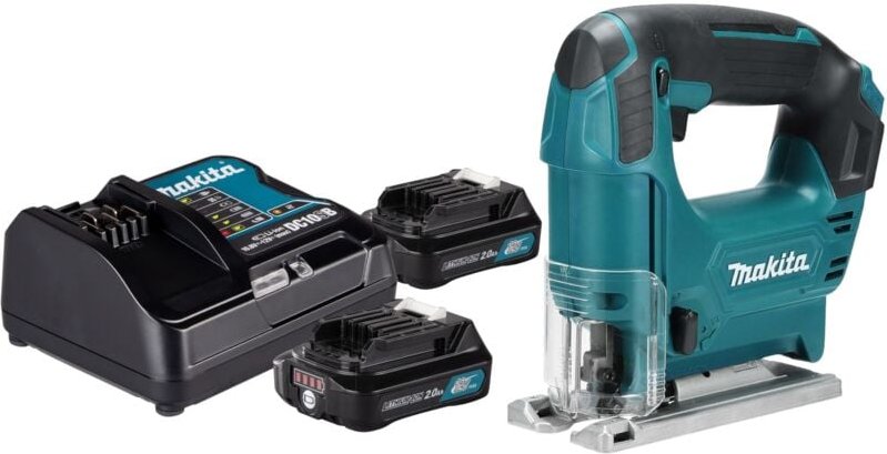 Makita - jv 101 dsa Akku Stichsäge 12 v max. 65 mm + 2x Akku 2,0 Ah + Ladegerät