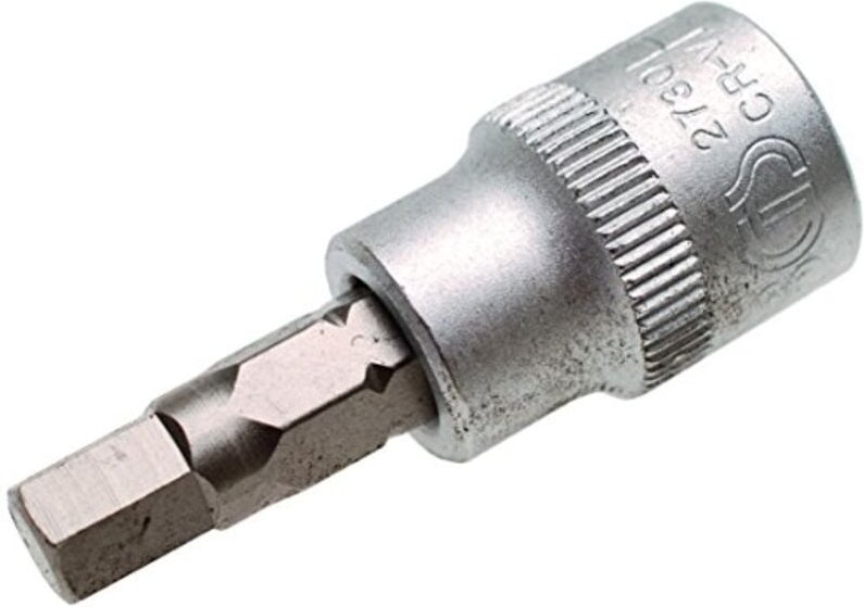 Bit-Einsatz Antrieb Innenvierkant 10 mm (3/8') Innensechskant 9/32'