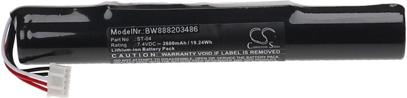 Vhbw - Akku Ersatz für Sony ST-04 für Lautsprecher Boxen Speaker (2600 mAh, 7,4 v, Li-Ion)