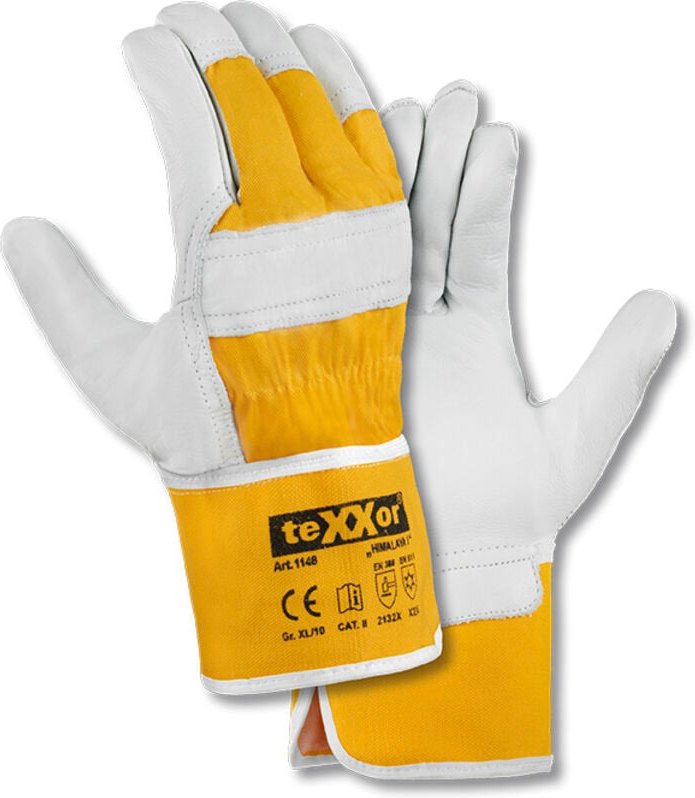 TeXXor® Rindvollleder-Winterbauhandschuh himalaya i Kat. 2, 114812 Gr.12