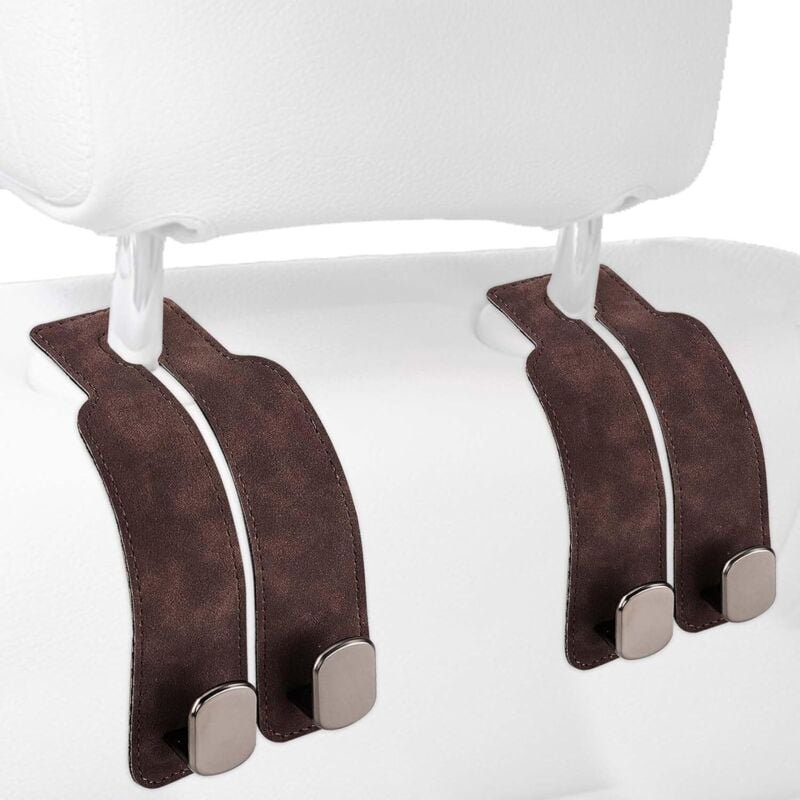 Thumbnail - Stück Auto-Kopfstützenhaken, Autositzhaken, Auto-Kopfstützenhaken, Auto-Innenausstattungszubehör für Handtaschen, Regens...