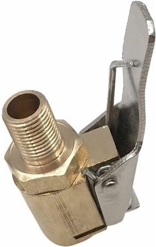 Tigrezy Autoreifen-Aufblasdüse Luftfutter Radpumpe Reifenventil-Aufblasvorrichtung Klemmclip Messinganschlussadapter Fah...