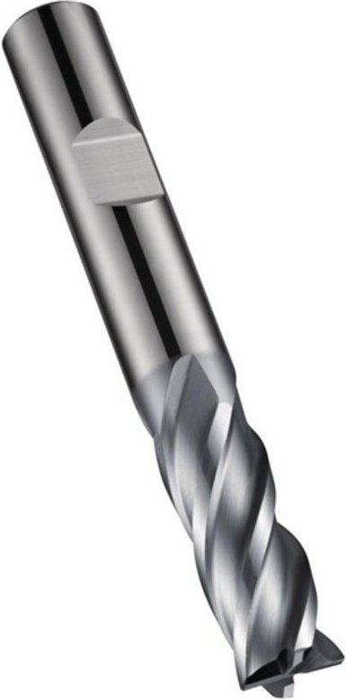 Schaftfräser S814HB DIN 6527L D.4mm Gesamt-L.57mm Schneiden-L.11mm HM AlCrN