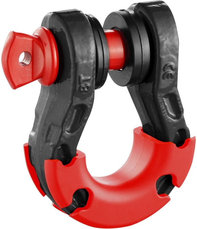 Thumbnail - Mophorn 3/4" D-Ring-Schäkel, 2er-Pack legierter Stahl, 66139 lbs (30 Tonnen) Bruchfestigkeit, 7/8" Schraubstift, Isolato...