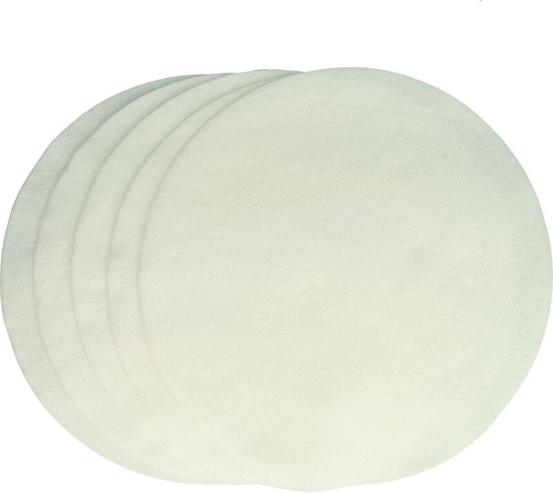 vhbw 5x Feinfilter kompatibel mit Nilfisk-Alto GD 930, GD 930 G Panther, GD 930 Panther Staubsauger - Vliesfilter, Weiß,...