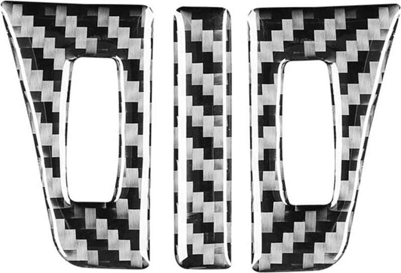 Tlily - Center Console Dashboard Air Outlet Dekorative Abdeckung Trim Aufkleber Zubehör Carbon Faser für Lexus nx 200 30...