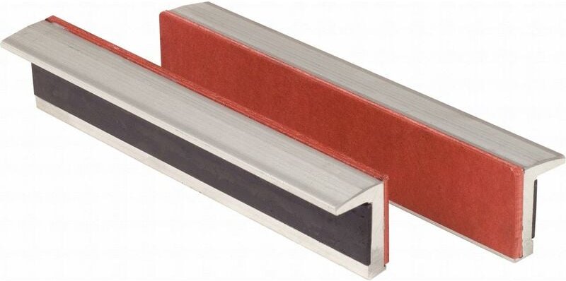 Alu-Schraubstock-Schonbacken,Gummibesatz,175mm