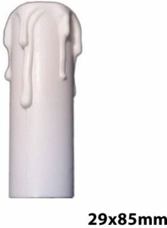 Mittlere Kerze für E14-Lampenfassung Weiß Solera 854