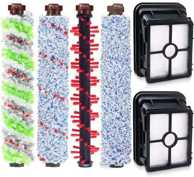 Bissell Crosswave-Zubehör: 4 Hauptbürsten + 2 Netzfilter (1866, 1868, 1926 und 1785)