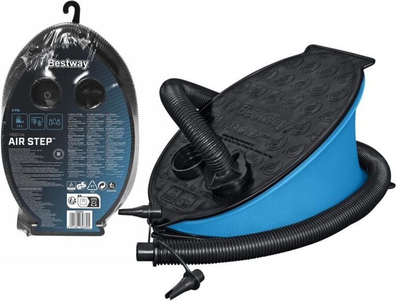 Foot pump 28 x 19 cm portable inflator