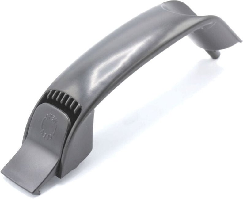 Rowenta - Ersatzteil - Handgriff + Schloss (schwarz) - moulinex, tefal