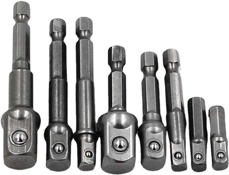 Ulisem Ersatzteil für MC, 8-teiliger Schraubendreherschlüssel, Chrom-Vanadium-Stahl, Verlängerungsstange, Sechskantschaf...