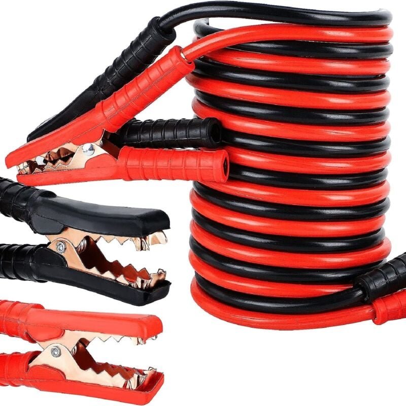 Trintion überbrückungskabel 2X4M Starterkabel LKW Starthilfekabel Autobatterie Notfall Kabel 2000Amp 12/24V den Schnells...