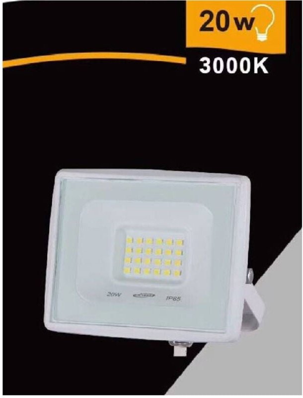 Trade Shop Traesio - Trade Shop - licht-led far 20 w 1800 lm IP65 weisser naturwarm fold EK02-20W-B -