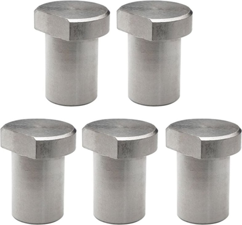 5 Stücke Edelstahl Werkbank Peg Bremse Stoppt Clamp 19mm Hunde Holzbearbeitung Tisch Grenze Block Werkbank Werkstatt Wer...