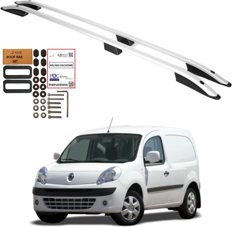 Dachreling für Renault Kangoo II (2008–2022), L2 lang, Aluminium, robust