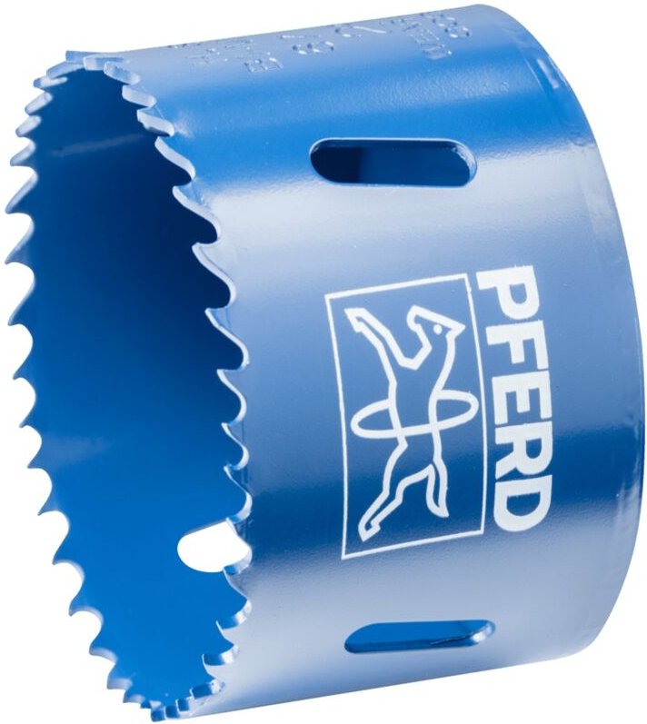 Bi-Metall Lochsäge Co8/M42 ø 67 mm Schnitttiefe 31 mm für Stahl, Edelstahl, Blech, Holz - Pferd